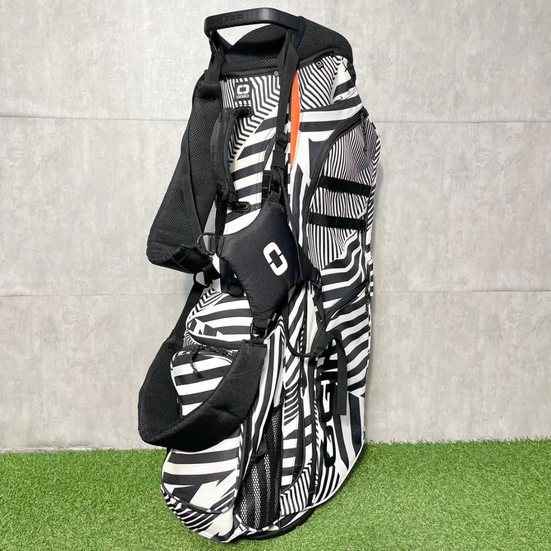 オジオ OGIO キャディバッグ ゼブラ柄 軽量 スタンド式 スプラッシュ柄