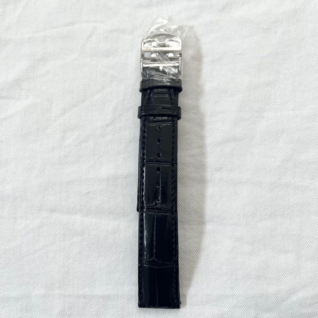 IWC ポルトギーゼ 純正 Dバックル ベルト クロコブラック 新品未使用