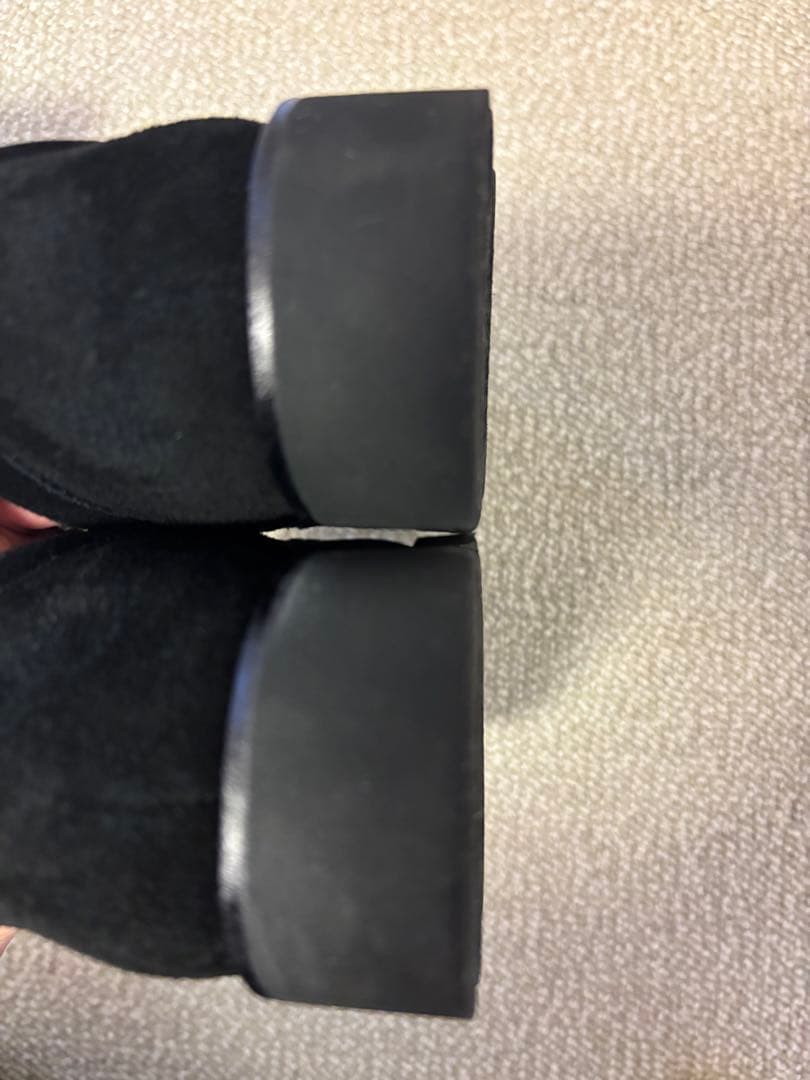 Marbot モカシンシューズ スエード 黒 40