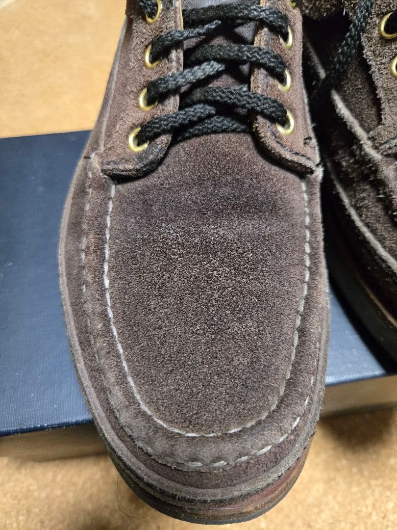 Russell Moccasin　トリプルヴァンプ　スエード