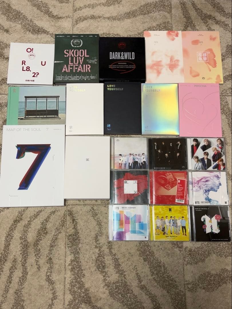 【美品 K-POP まとめ売り】BTS 防弾少年団 バンタン★CD21枚セット