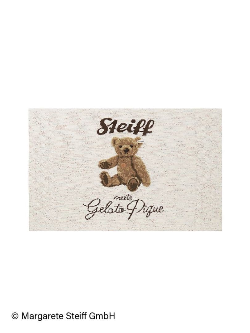 最終値下げ 【Steiff】パウダーネップジャガードブランケット