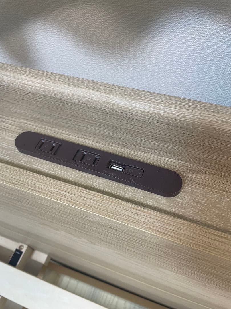 【美品】ダブルサイズ　ベッドフレーム付き　NELL マットレス