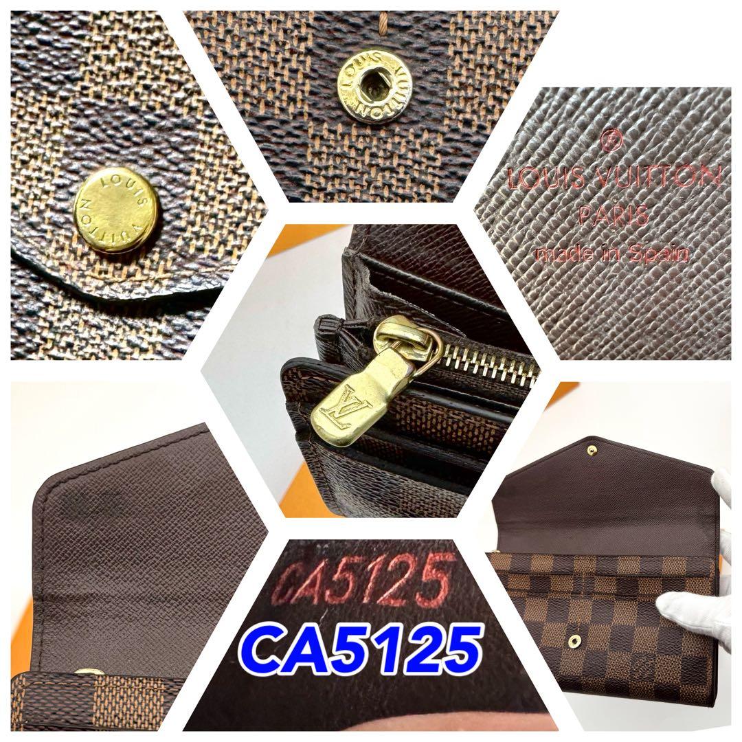 可愛い❤️新型❣️ルイヴィトン ダミエ ポルトフォイユサラ 長財布