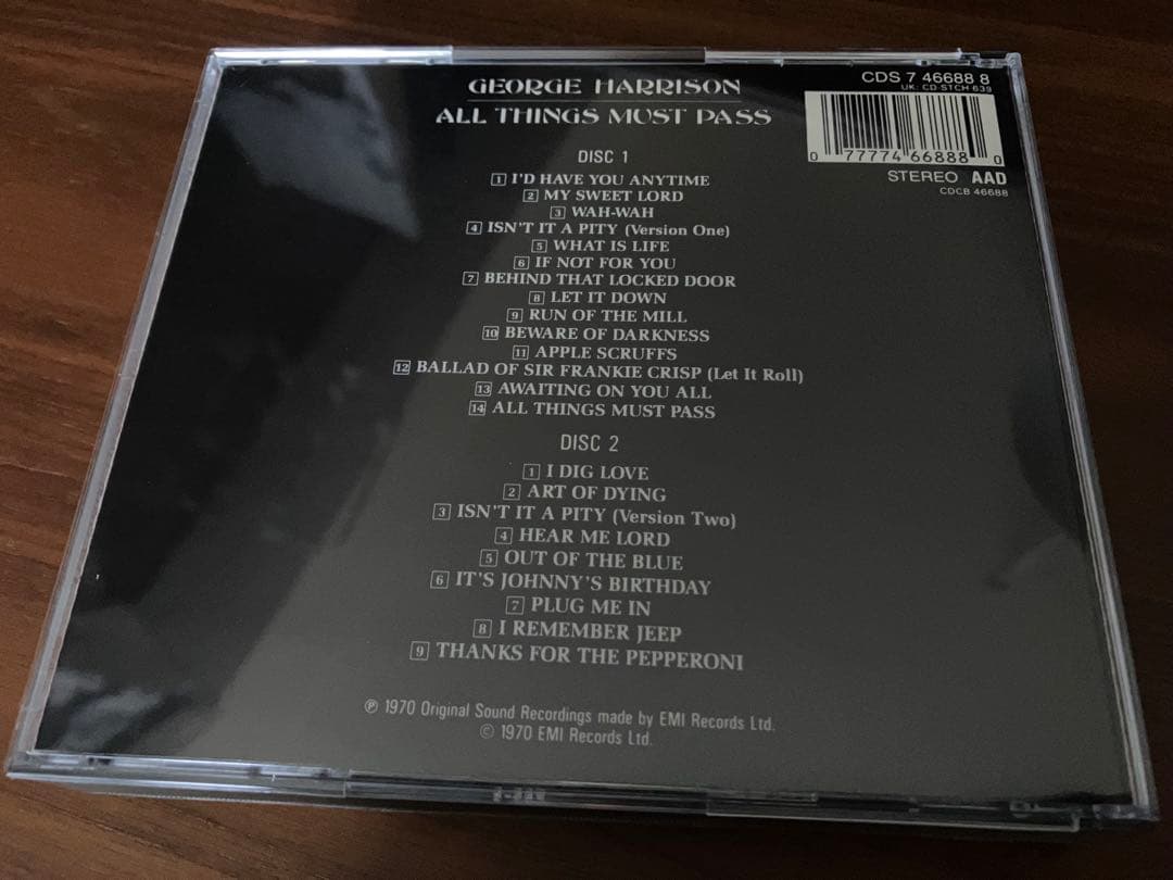 e Harrison 英国高音質nimbus最初期プレス 1987