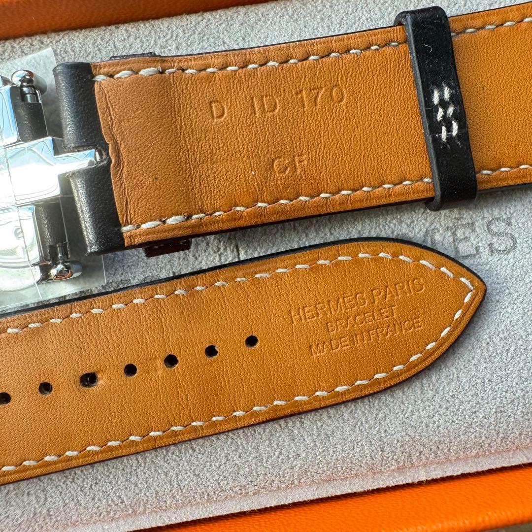 2277 Apple Watch エルメス　エベンヌ　ディプロイアント　バックル