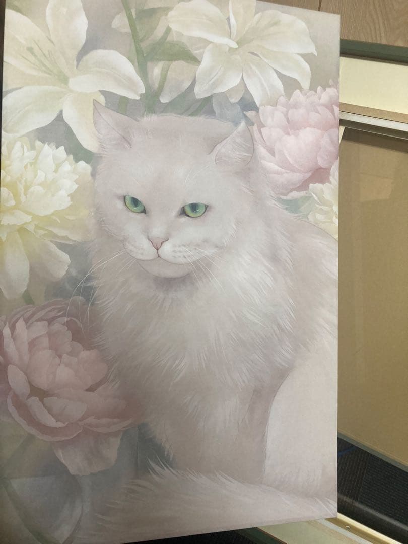 v*v様 猫の絵画 京都絵美 ( みやこ えみ)作