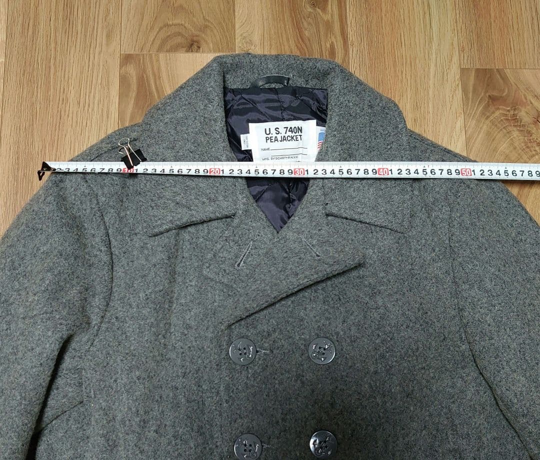 Schott U.S.740N ショットピーコートPEA JACKET 42