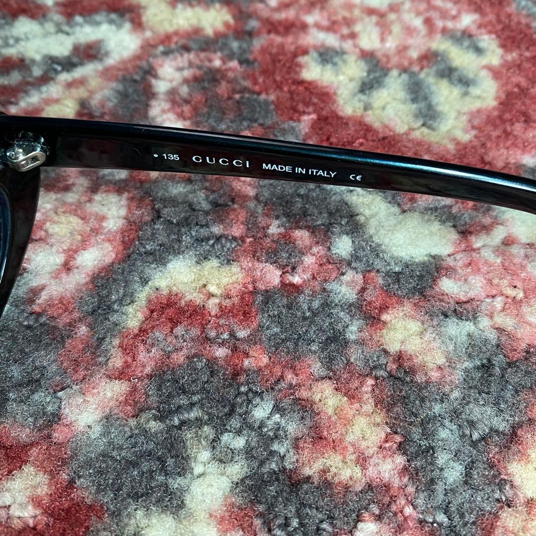 【極美品】GUCCI グッチ オーバル サングラス GG2413N/S ブルー