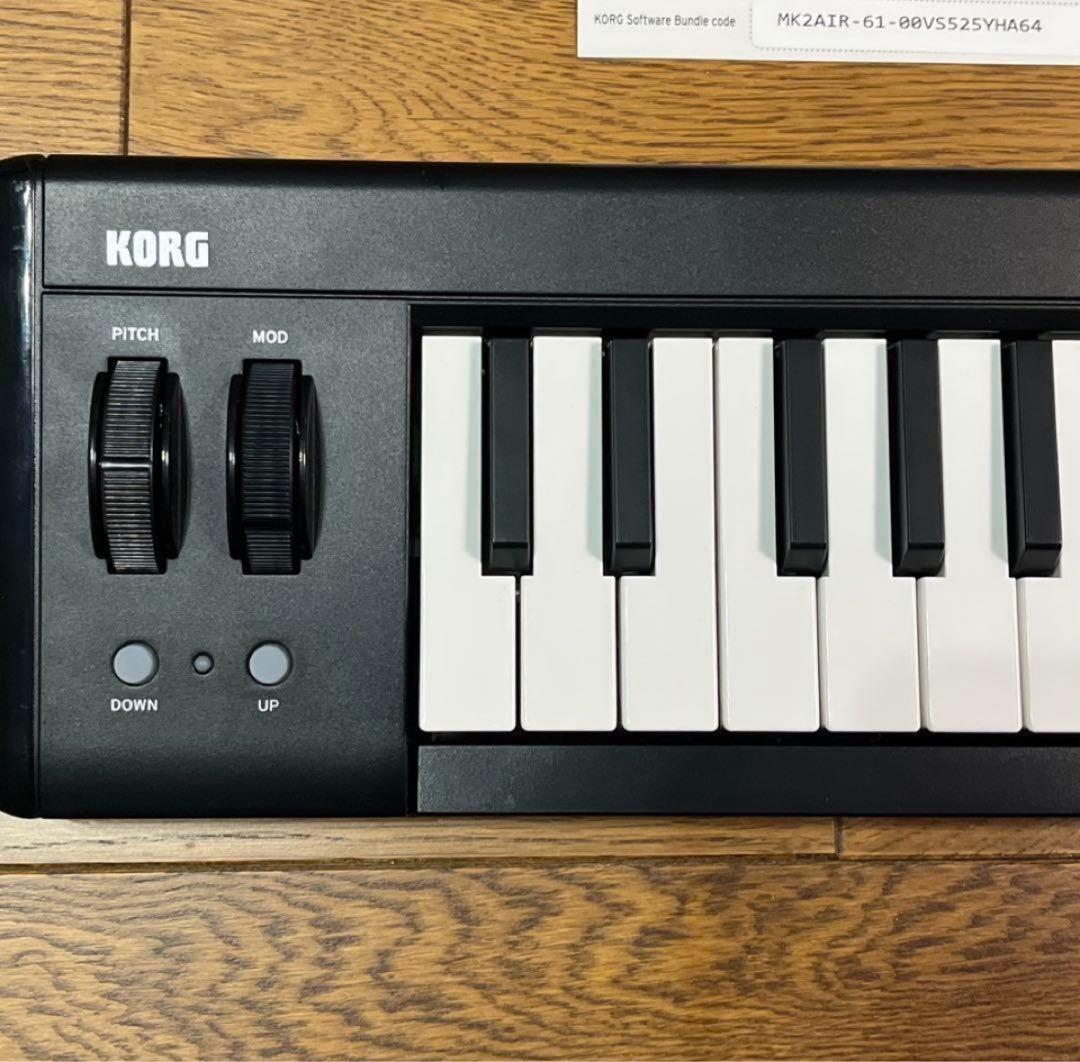 【KORG】microKEY2-61 AIR MIDIキーボードワイヤレス61鍵