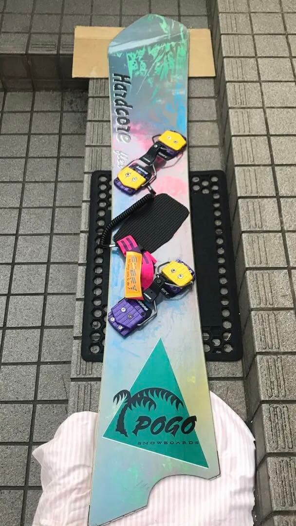POGO スノーボード　ハードコアフレックスアルペンボード.ビンデング付き