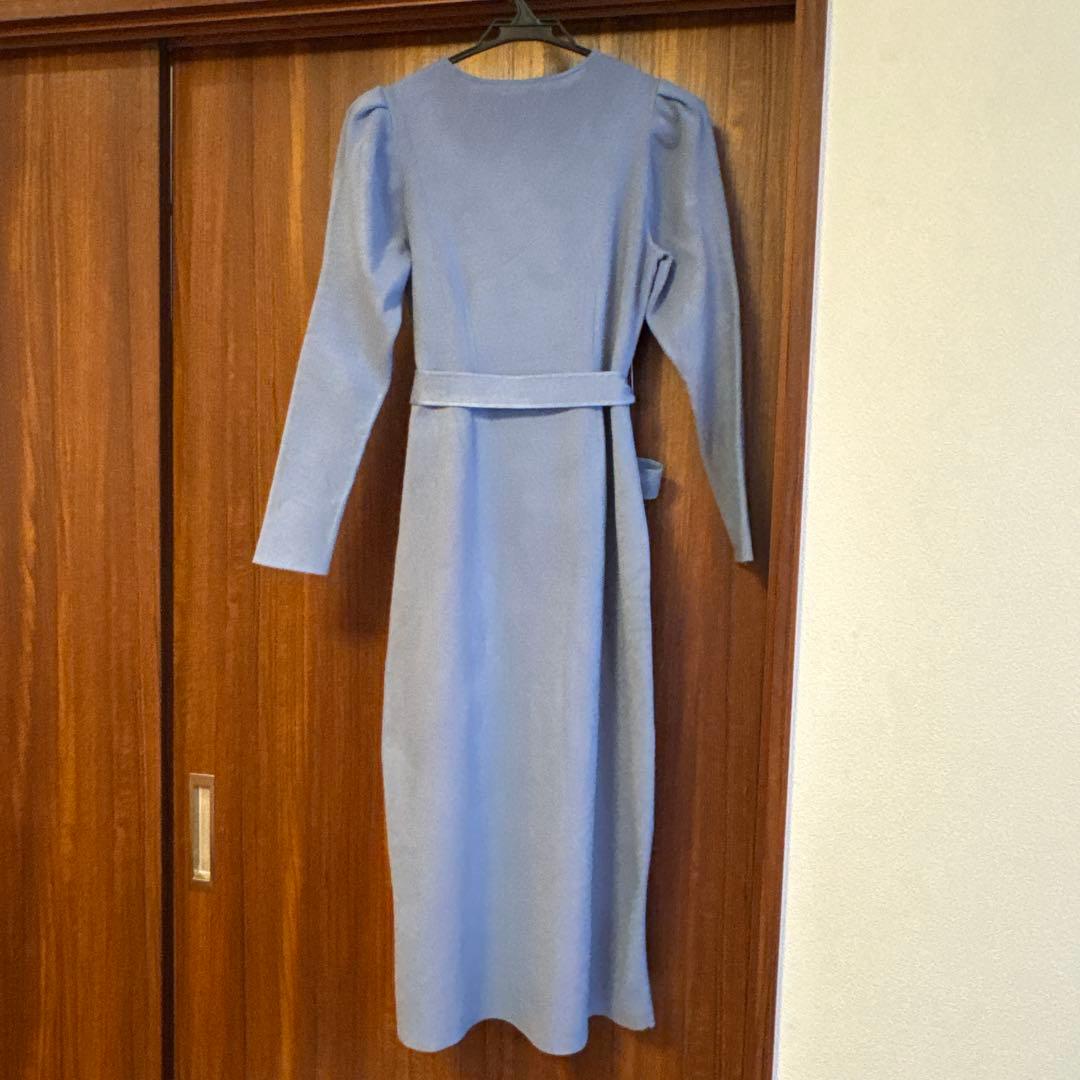 CELFORD トレンチ風ニットワンピース