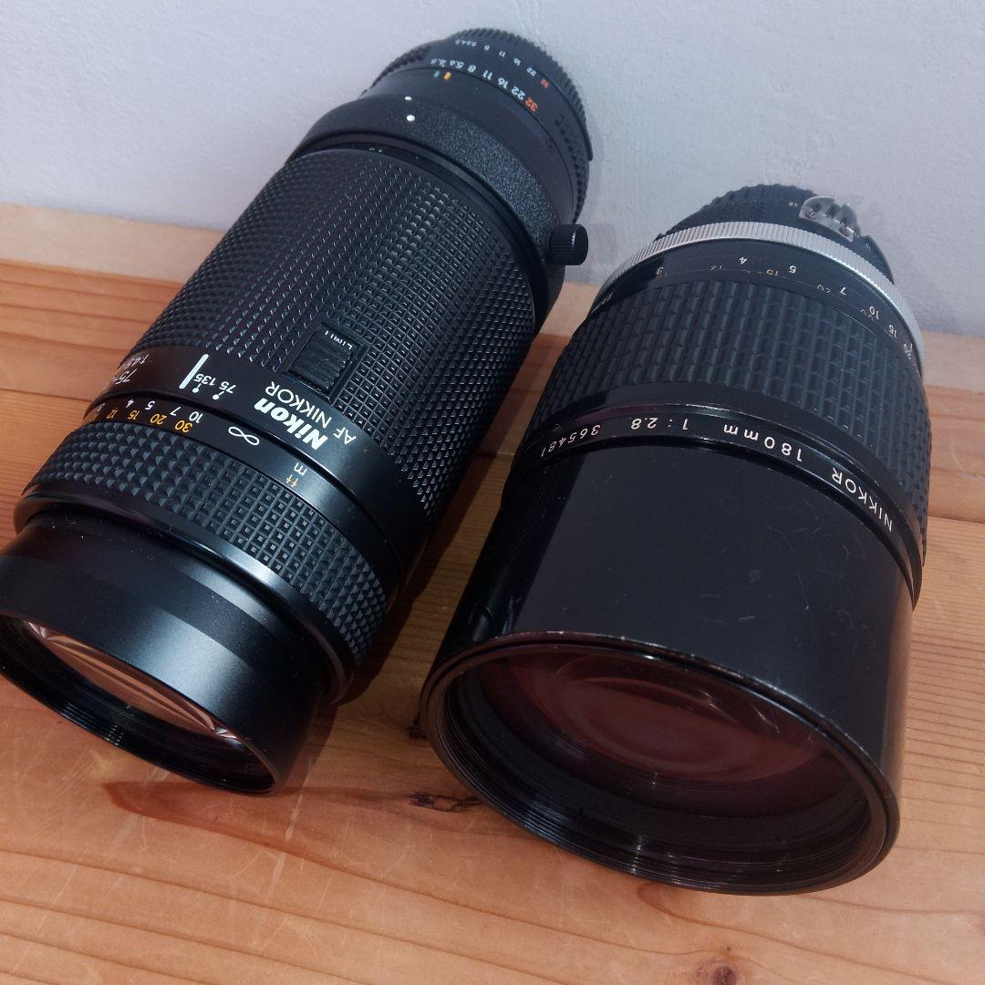 NIKKOR 180mm f/2.8 とnikon af75-300