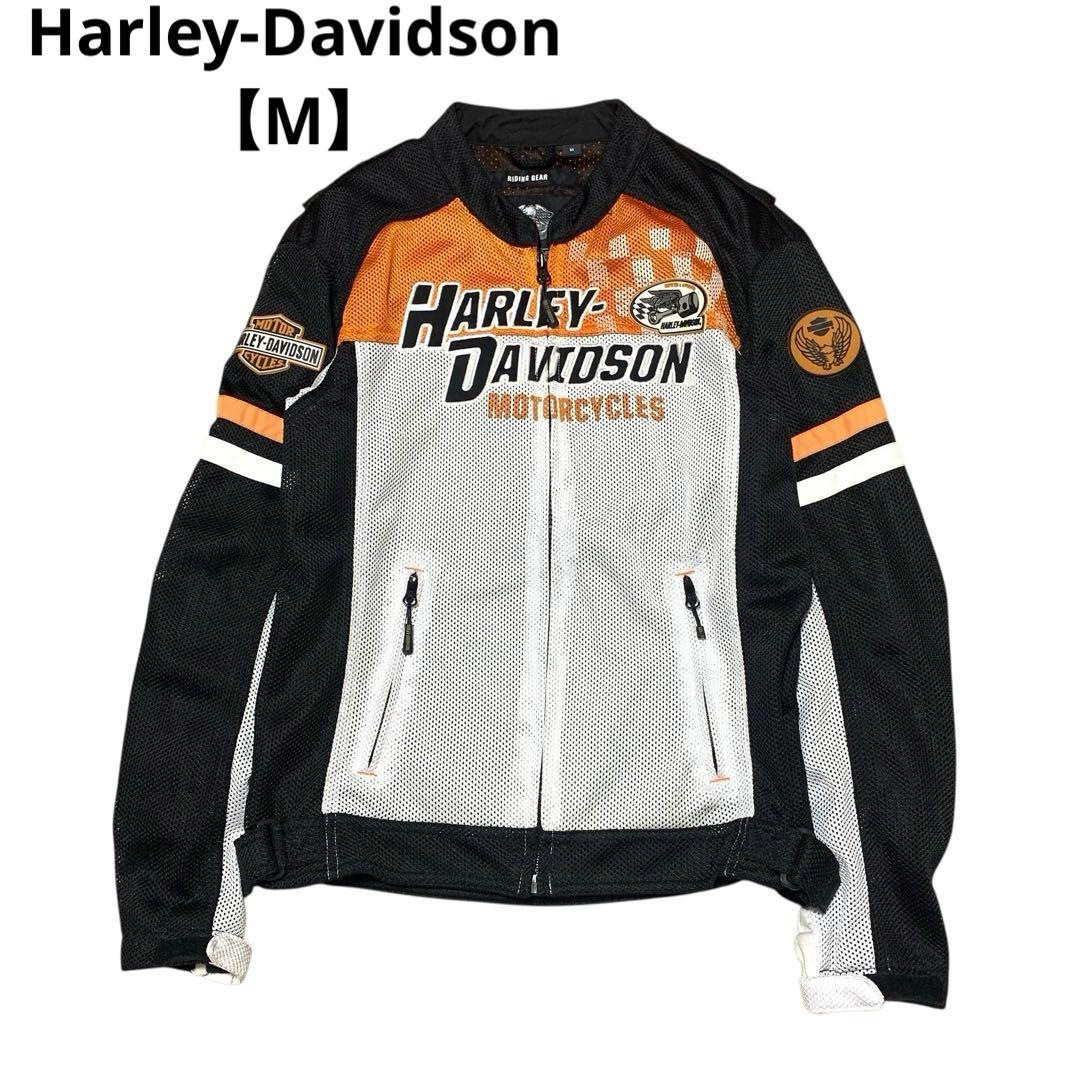 Harley-Davidson ジャケット メッシュ【M】ワッペン 刺繍