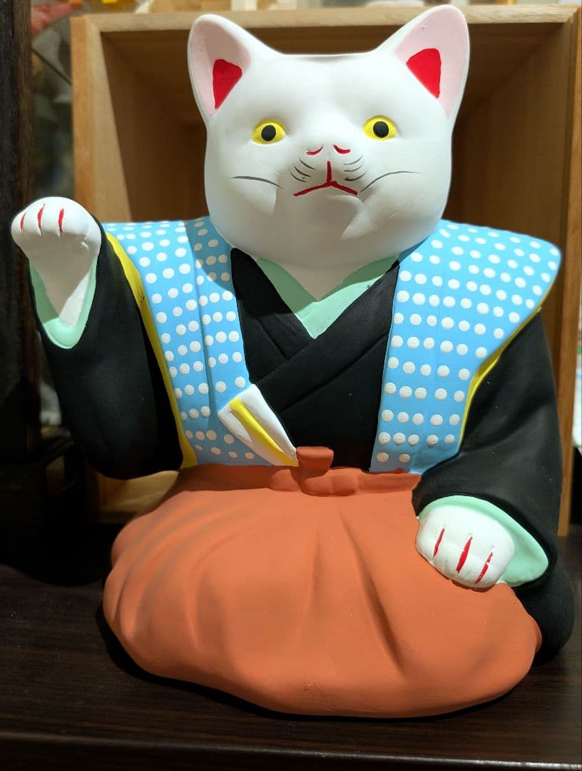 P*e様 住吉大社　楠珺社　招き猫　招福猫　右手　大　猫