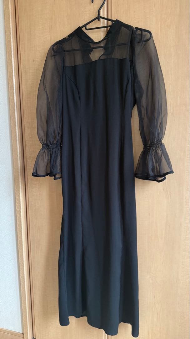 nairo ナイロ　スタンドカラーマーメイドドレス S