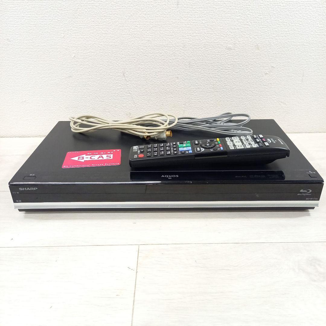 SHARP AQUOS 1TB BDレコーダー BD-W1700 2015年製