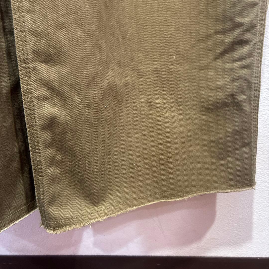 ジャーナルスタンダードラックス　カーキ ヘリンボーン　サロペット　オーバーオール