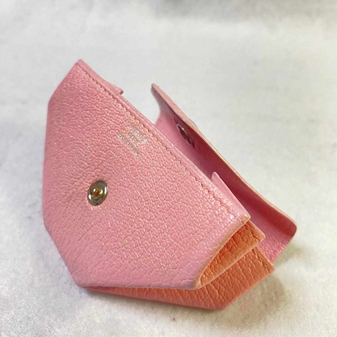 正規品☆エルメス ルヴァンキャトル ケース 　小銭 クリームピンク系