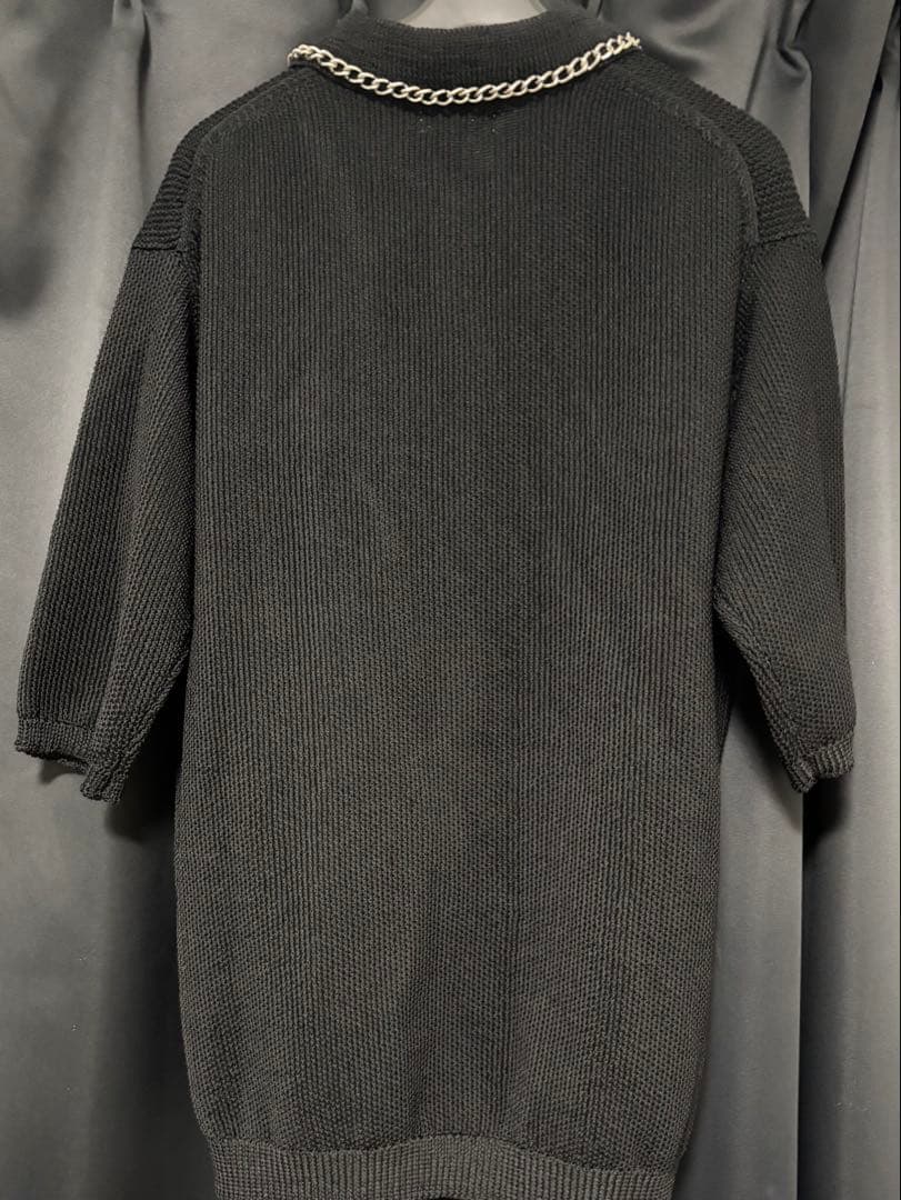 【定価71,500円】ベッドフォード•ハーフシルバーチェーンポロシャツ　サイズ1