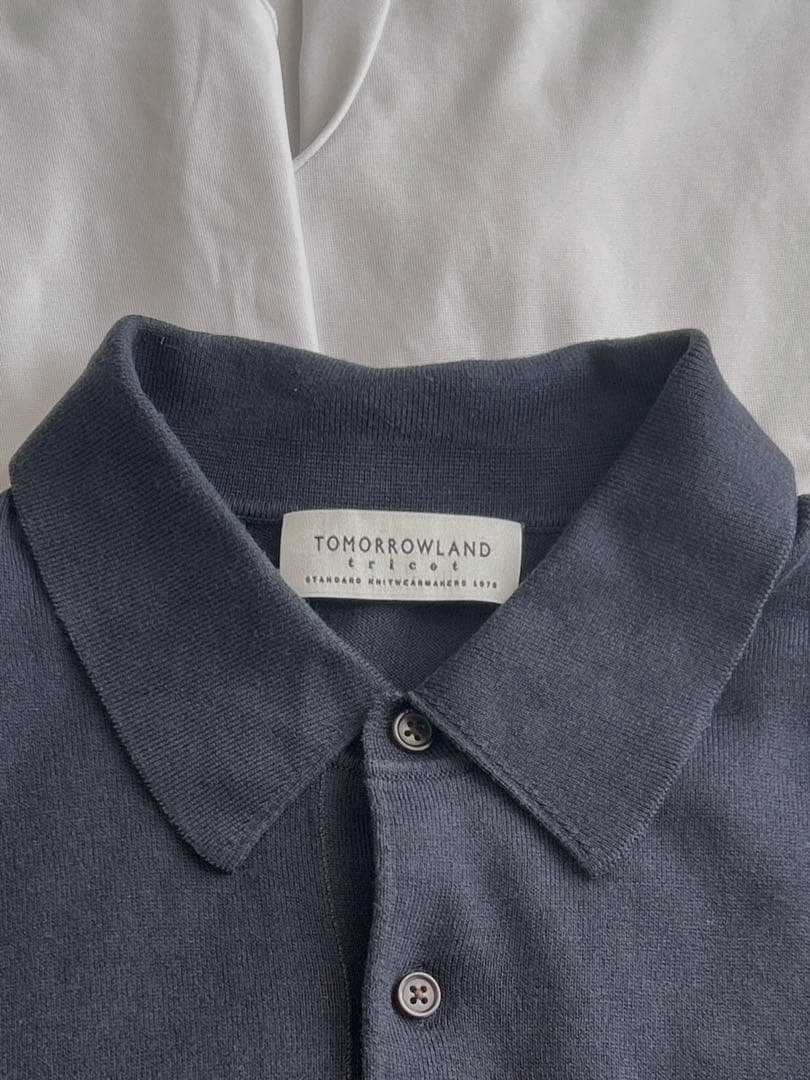 TOMORROWLAND ネイビー ポロシャツ