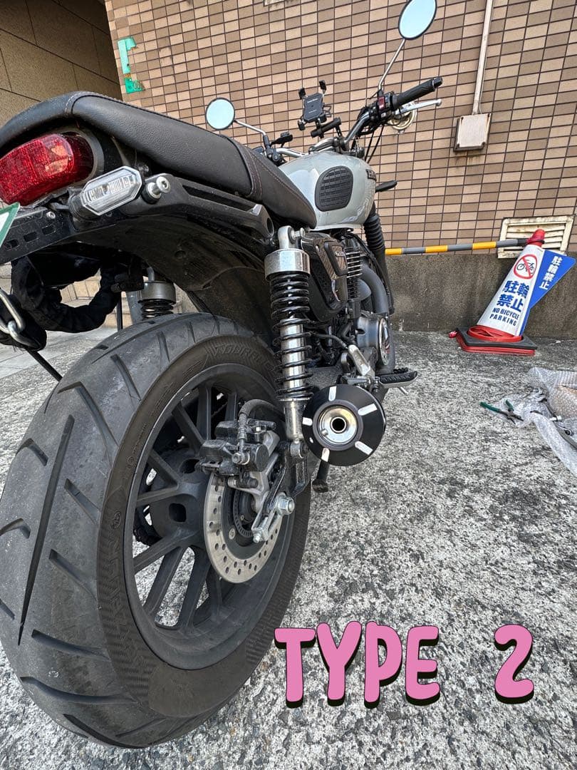 セール　新品　ホンダGB350s／350用マフラーgemspeed製　type2