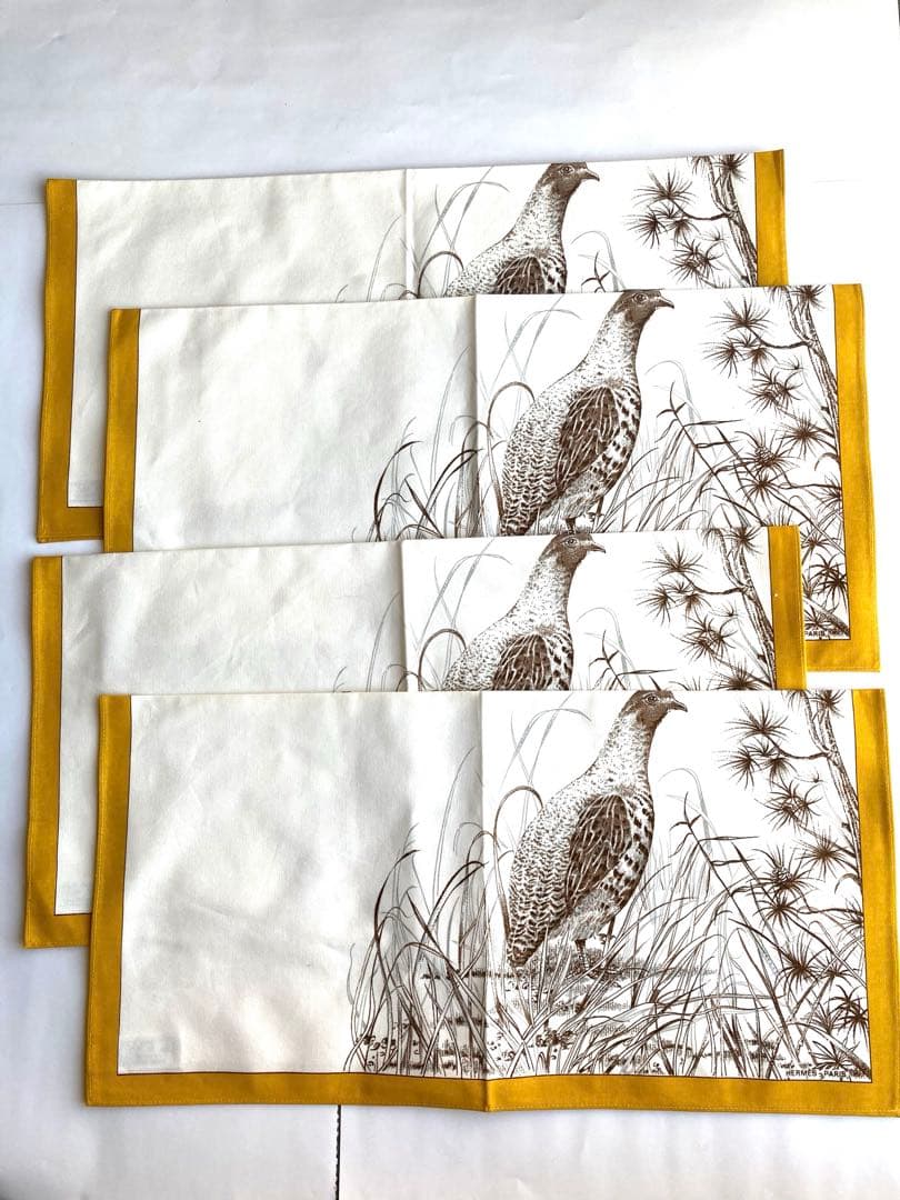 エルメスHERMES 新品4枚ランチョンマット