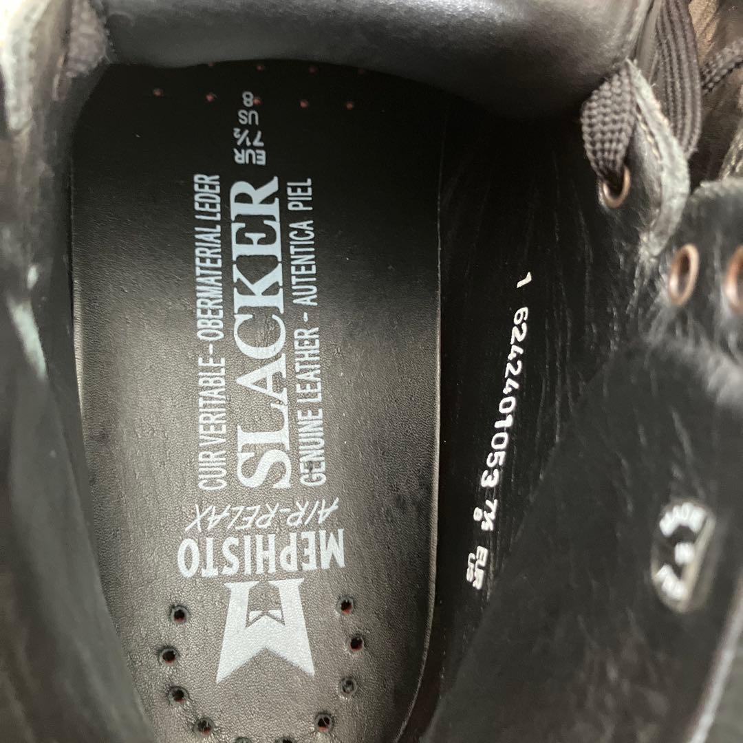 美品　メフィスト・スラッカー　Mephisto レザーブーツ　26.0㎝