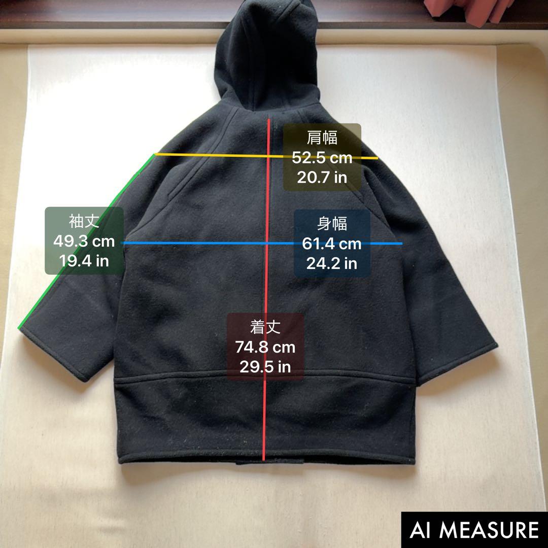 美品✨ エーピーストゥディオ　ライトモッサオーバーフーディーコート　38