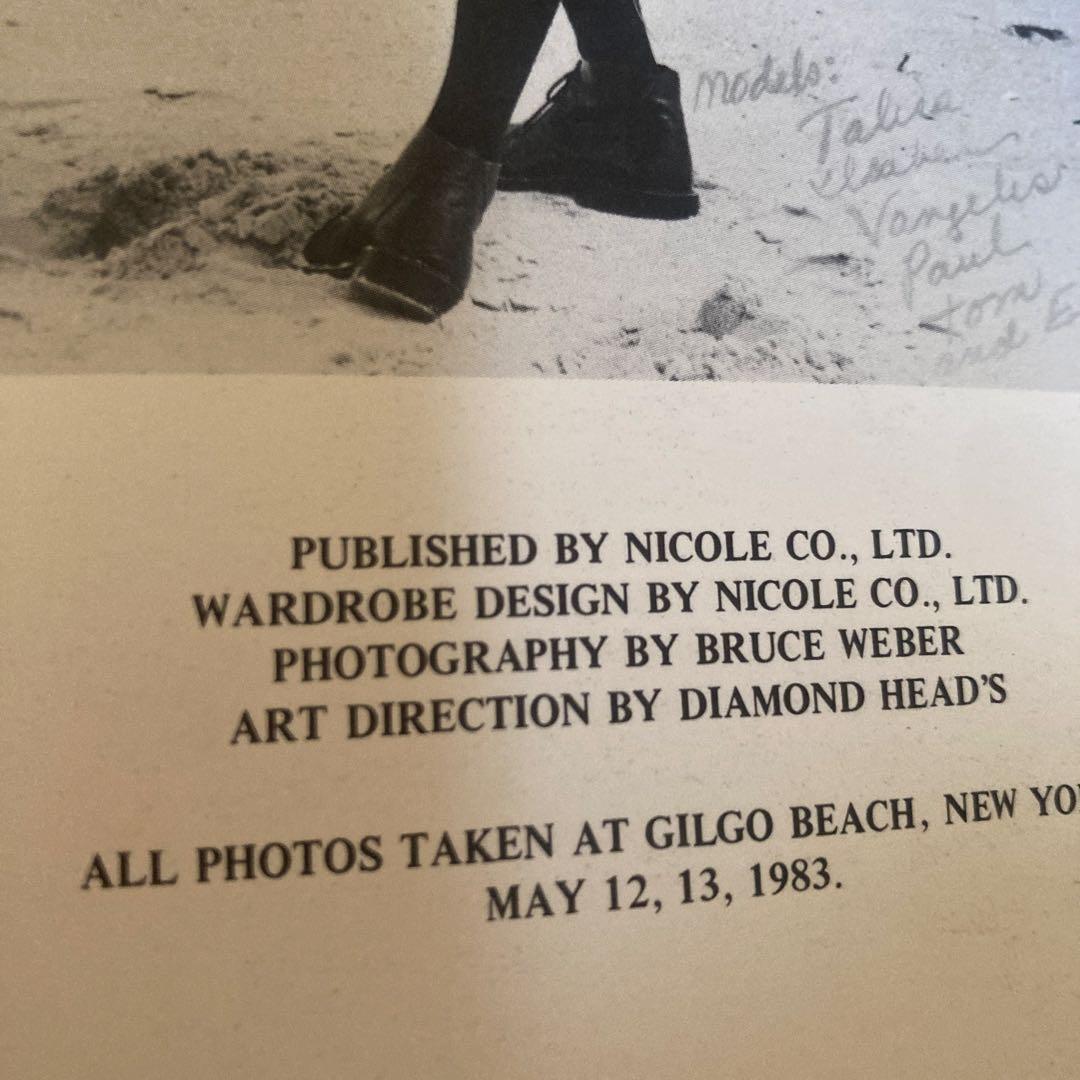 MEN & WOMEN Bruce Weber サイン入り