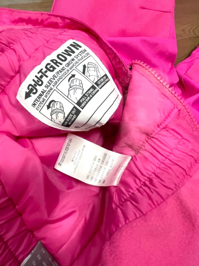 Columbia スキーウェア幾何学模様ピンク　子供　100