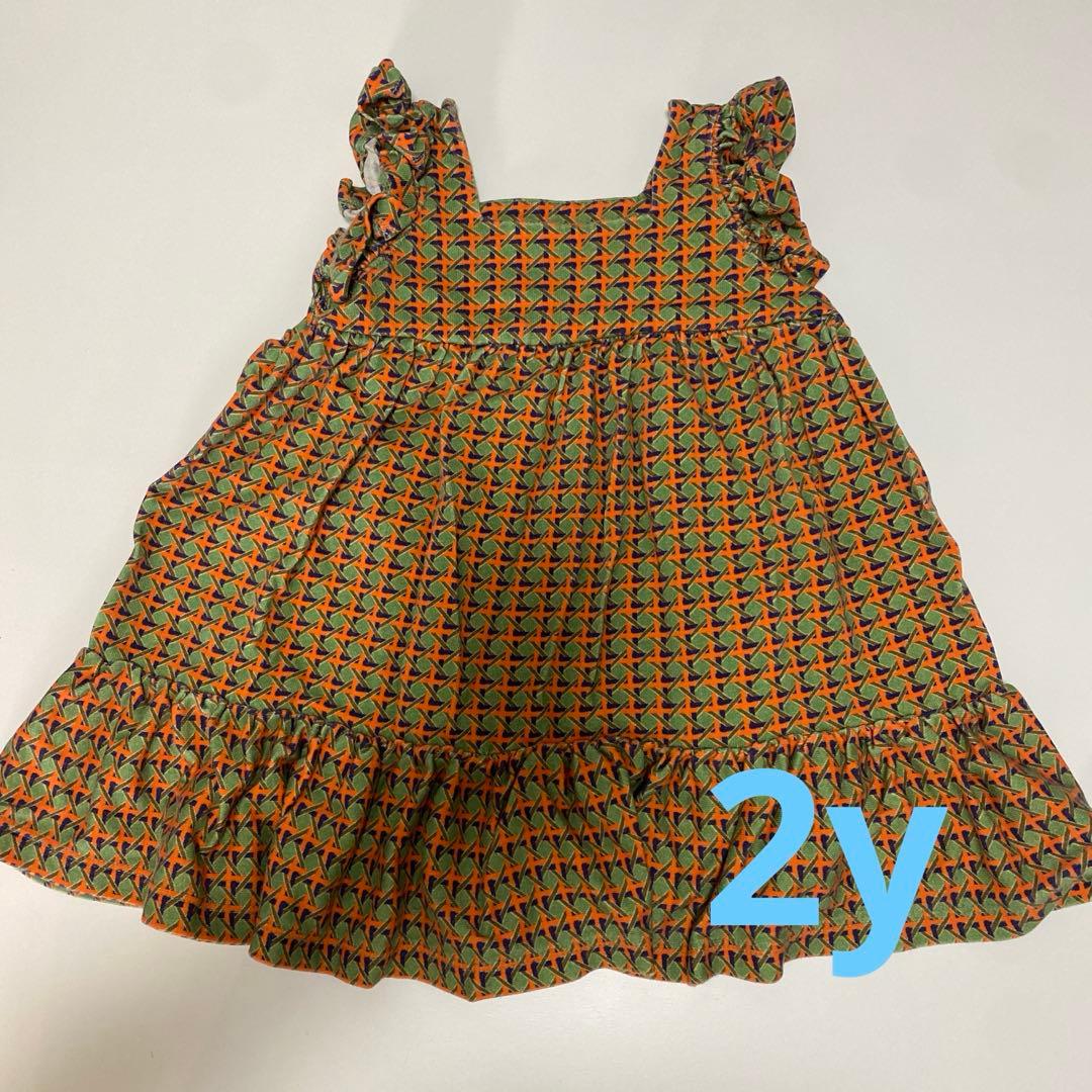 ワンピース Misha&Puff ruffle sleeve dress 2y