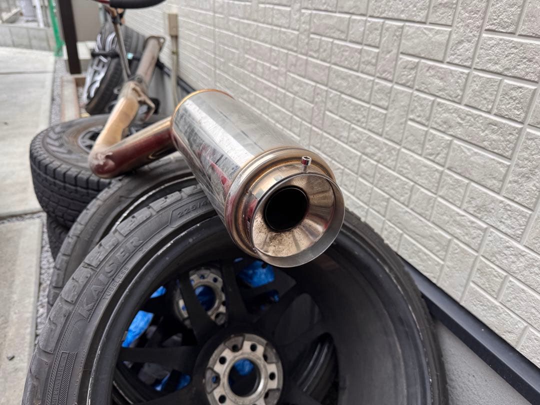 zn6 brz マフラー　ロッソモデロ？？　中間ストレート