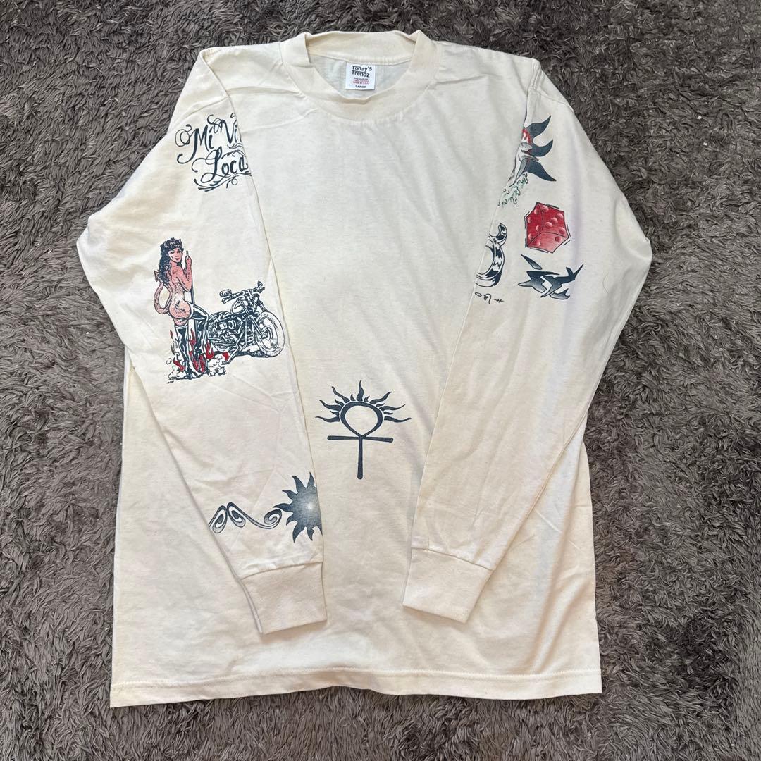 デニスロッドマン　タトゥー　ロンt lサイズ