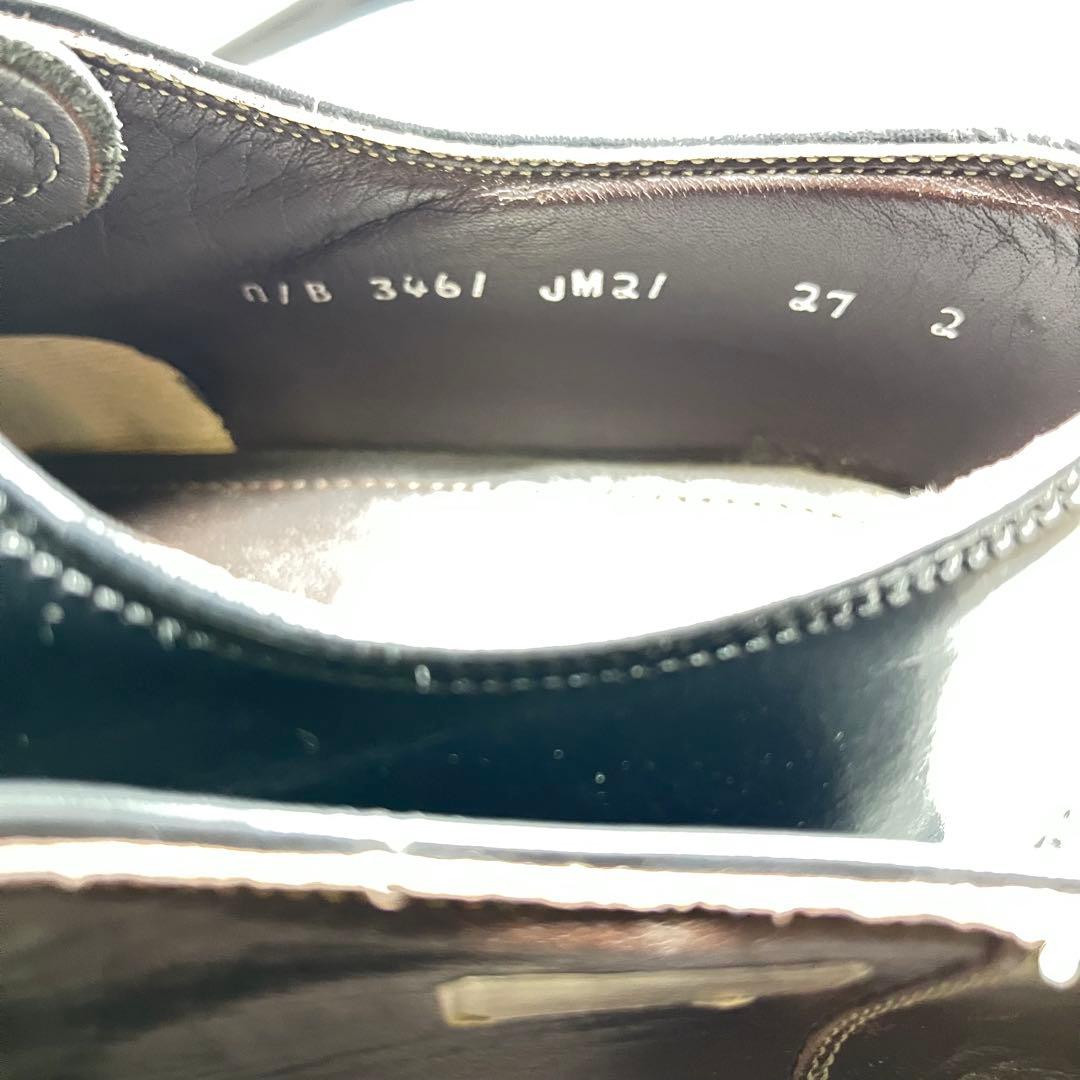 【美品】REGAL プレーントゥ　ダービーシューズ　外羽根　ブラック　27㎝