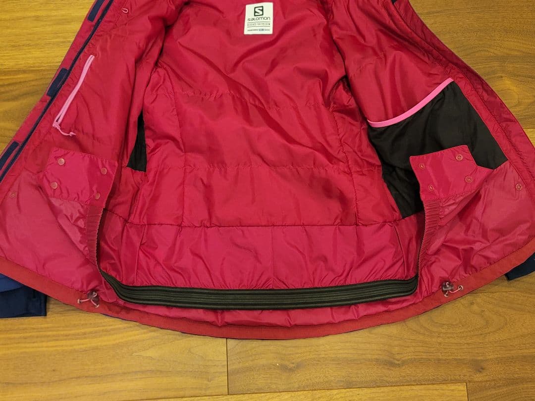 【美品】SALOMON スキーウェア 上下セット レディース M