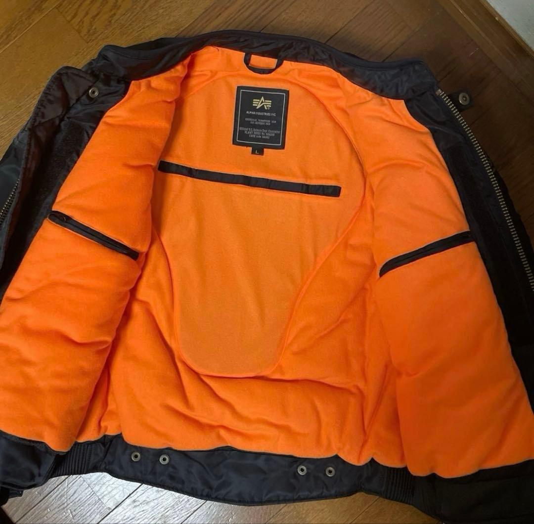 バイク冬用ジャケット アルファインダストリー　【サイズL】