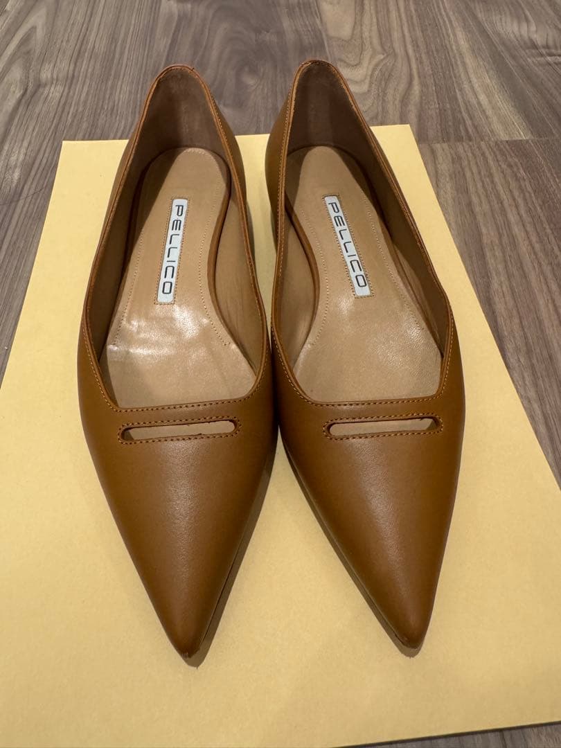 PELLICO ANIMA ブラウン フラットシューズ 37.5