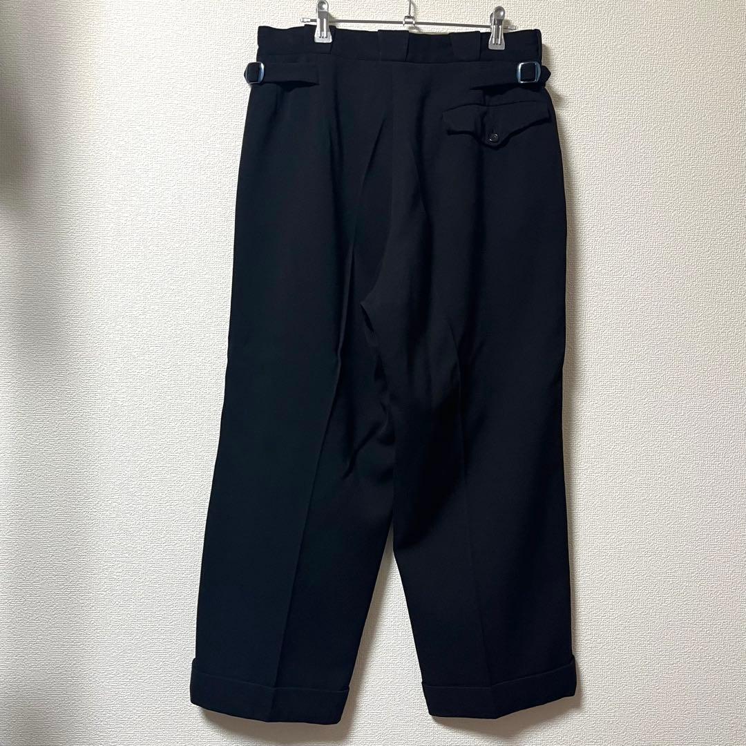 50s ドレスパンツ ユーロヴィンテージ ワイド スラックス ウール