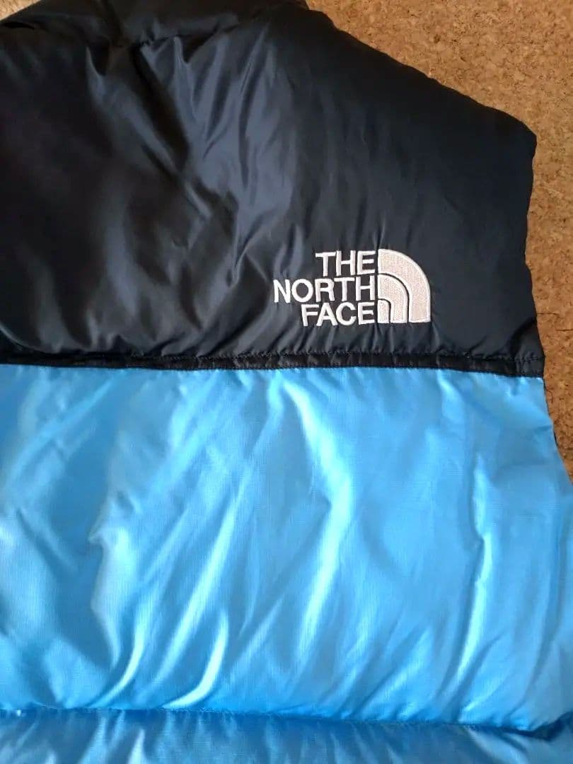 THE NORTH FACE ヌプシダウンベスト 青　sizeS　700FP