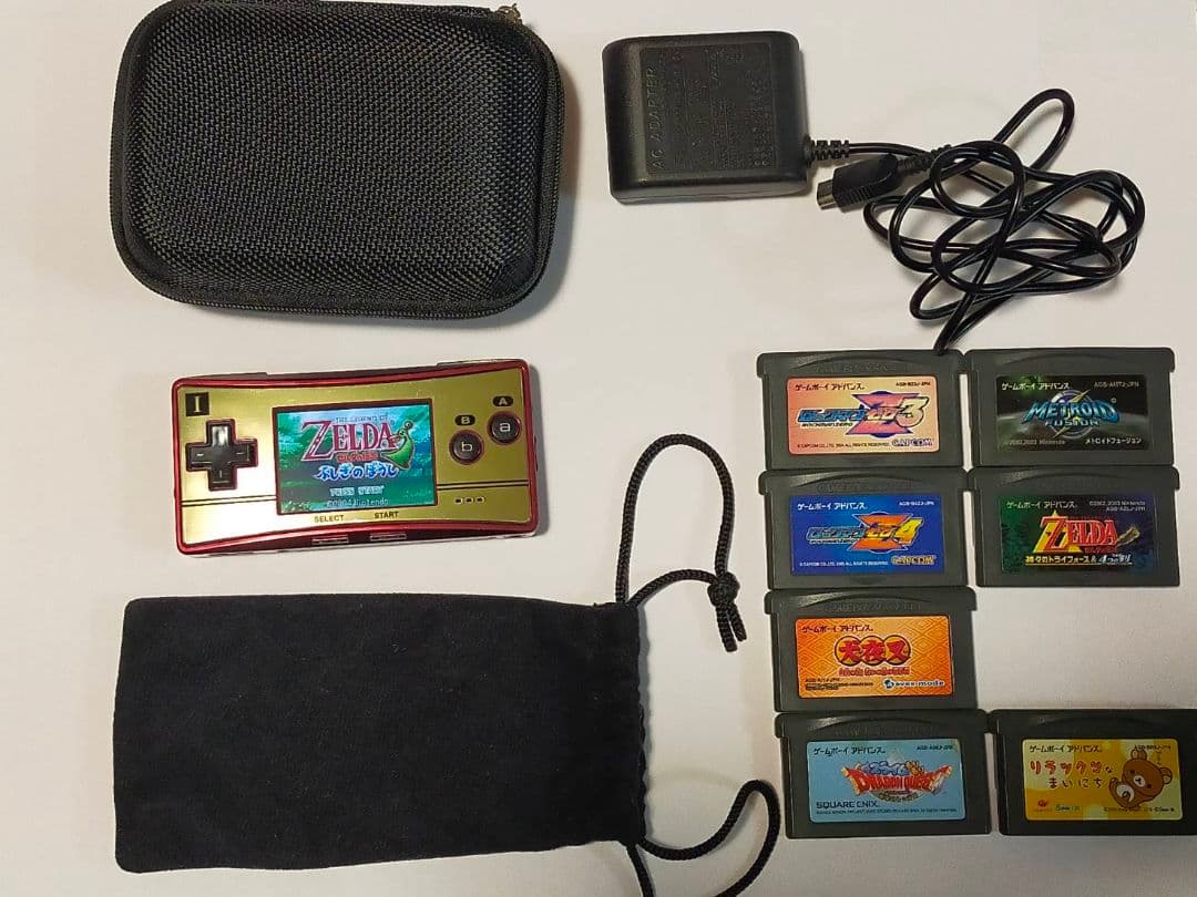 任天堂　ゲームボーイアドバイスミクロ　ファミコンカラー　ソフト8本付　その他