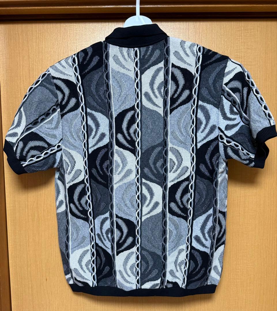 トップス Supreme Abstract Textured Zip Up Polo