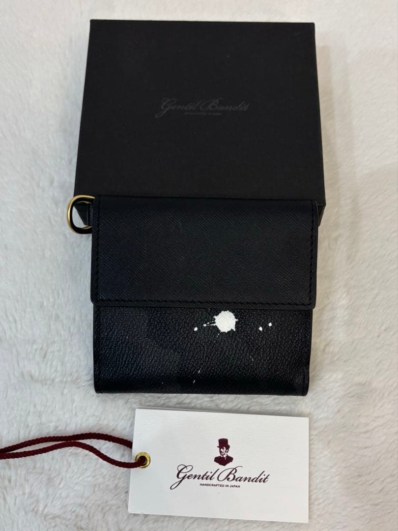新品未使用Gentil Bandit ブラック二つ折り財布
