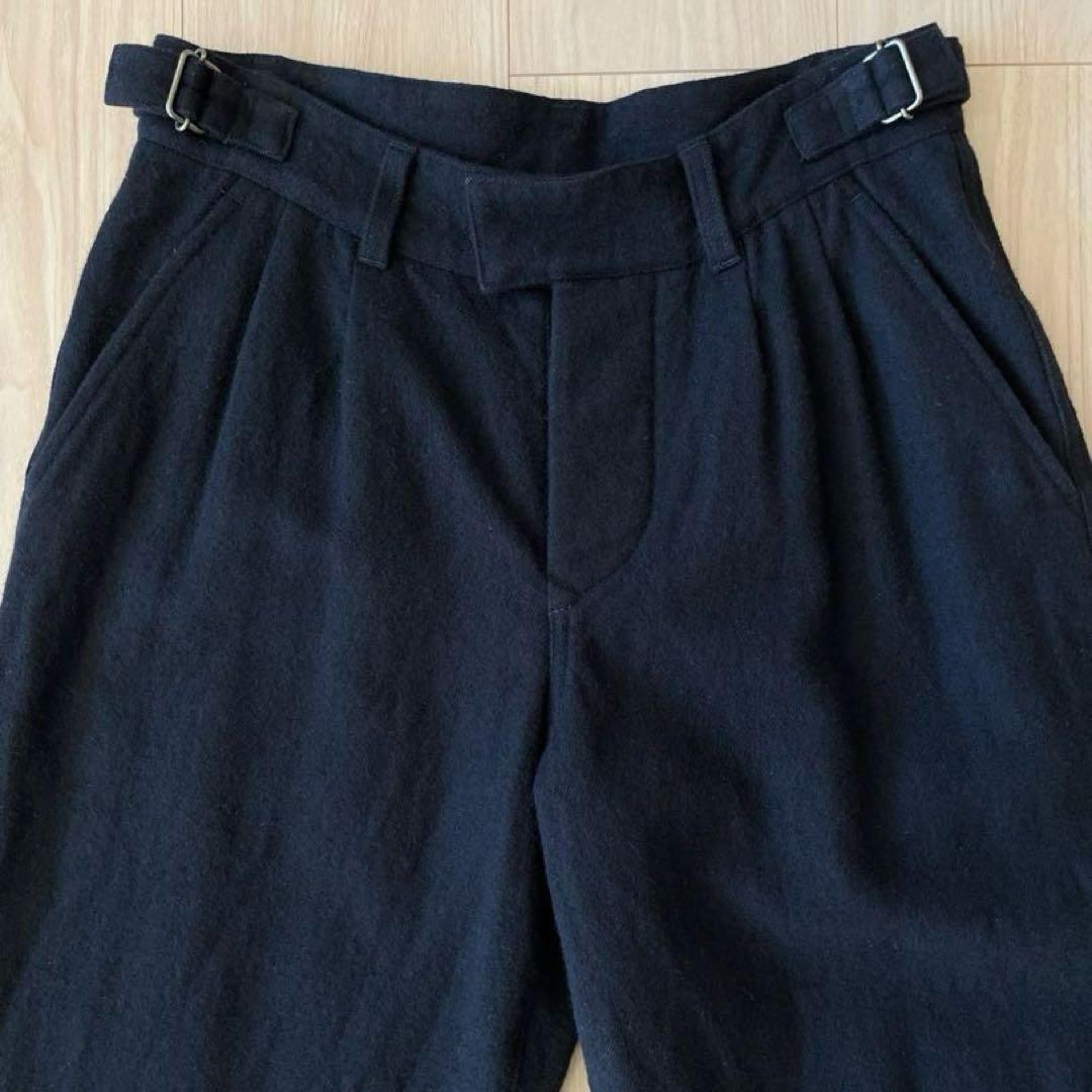 MHL. エムエイチエル マーガレットハウエル ツータックウールワイドパンツ