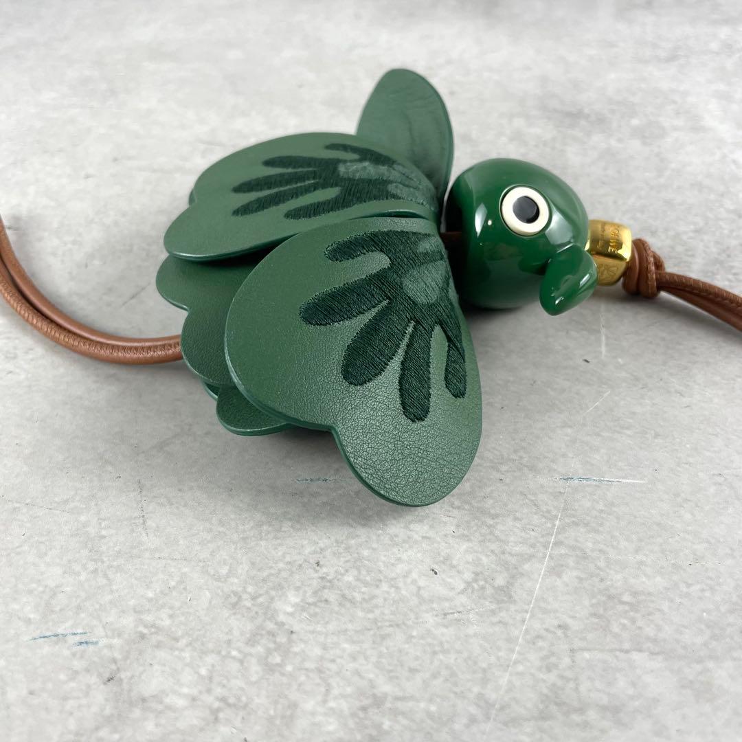 現行/未使用級✨ ロエベ LOEWE パズ チャーム グリーン