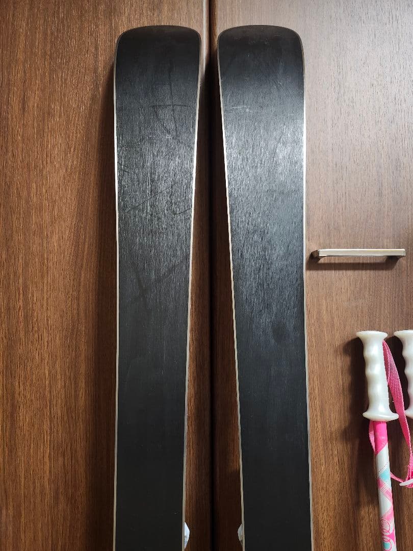 子供スキー板セット　スキー板138cm ブーツ 23cm ストック　95cm