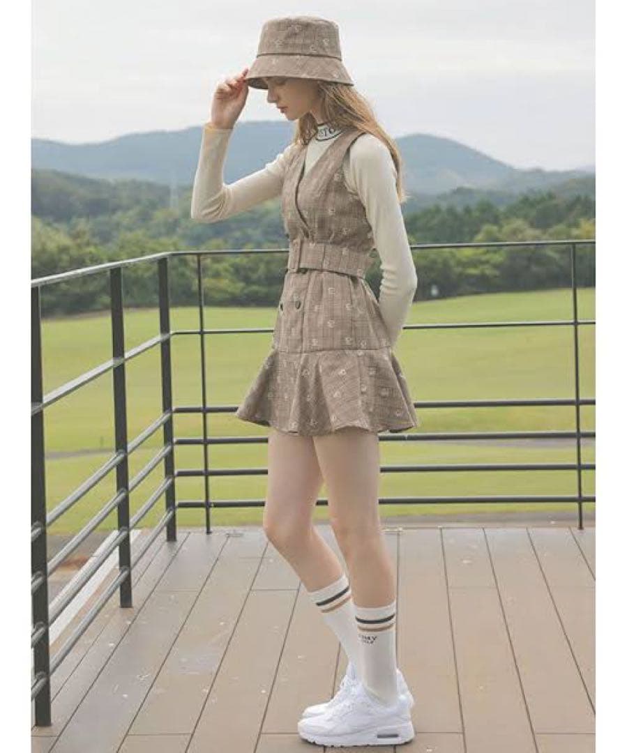 エイミーゴルフ♡チェックワンピース♡S