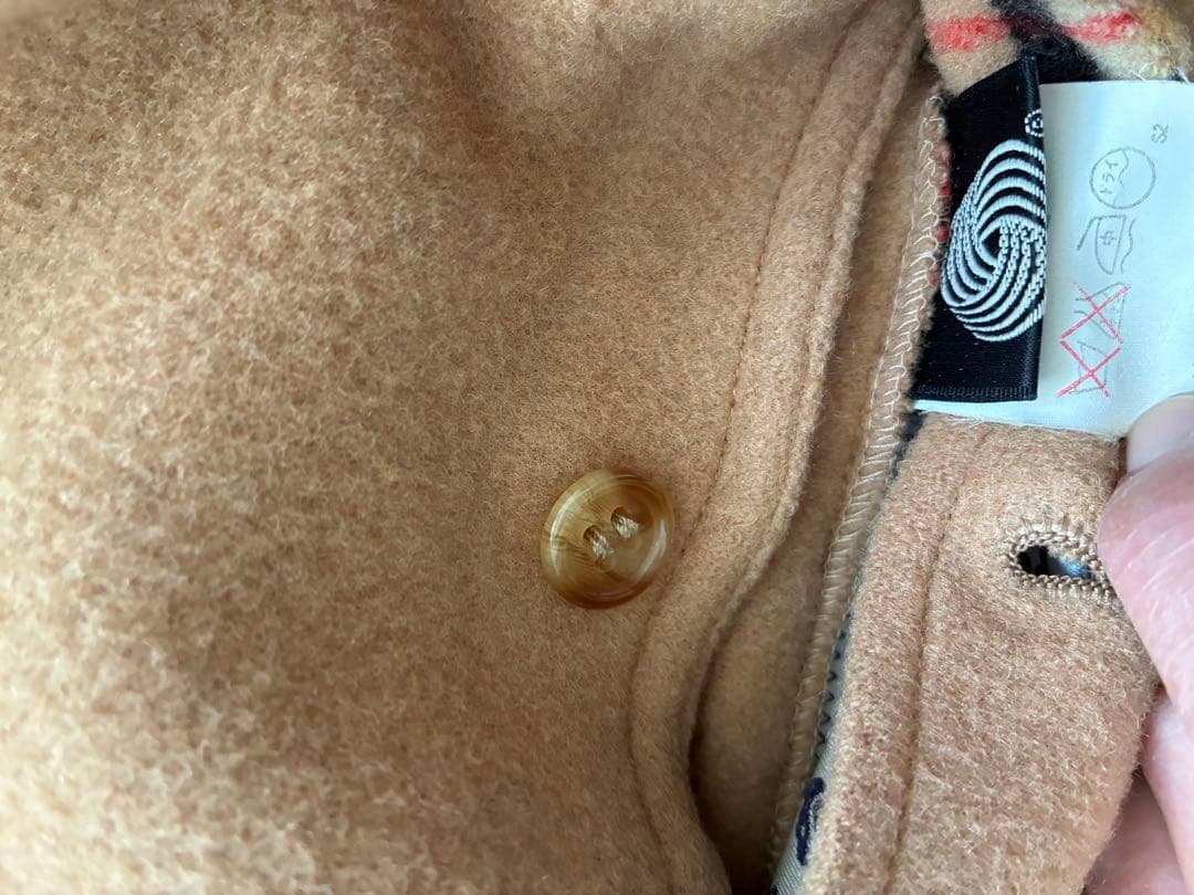 BURBERRY リバーシブル ウール コート