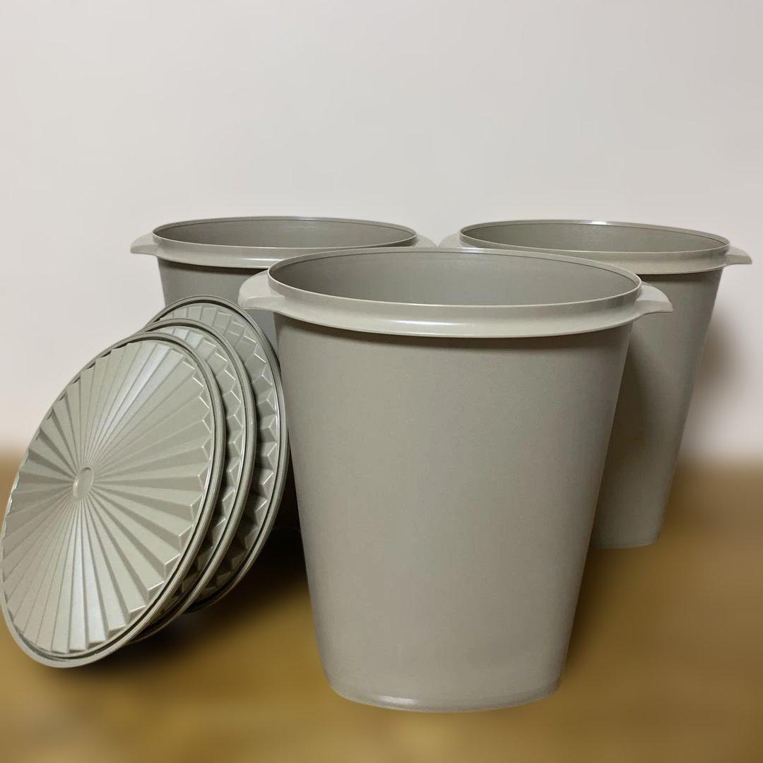 タッパーウェア　マキシクイーンデコレーター3個セット