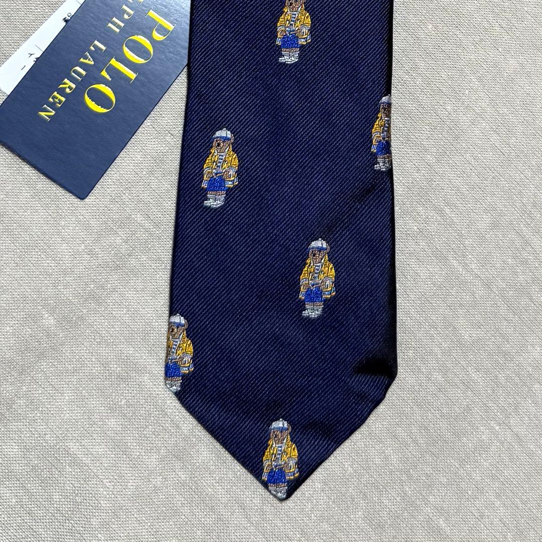 【Ralph Lauren】 新品 未使用 ポロベア ネクタイ タグ付き 箱あり